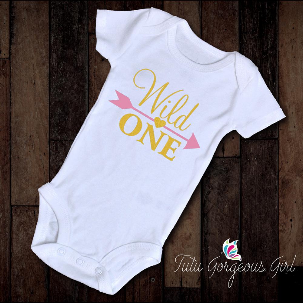 Wild one 2024 birthday shirt girl