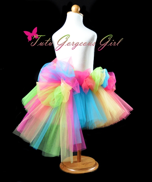 The Cha Cha Cha rainbow tutu is colorful choice for a clown costume ...