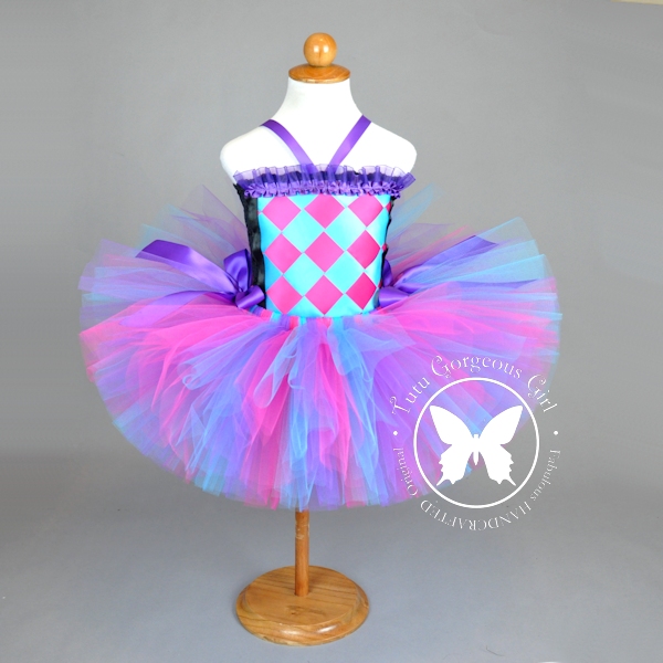 Pink Turquoise Purple Tutu Outfit