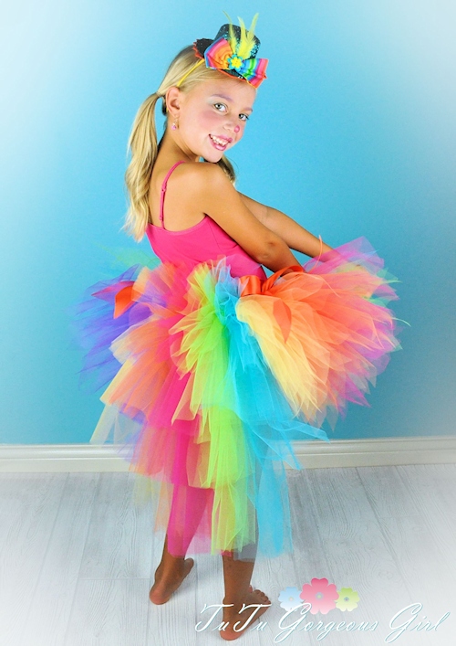 Pixie Candy Rainbow Bustle Tutu