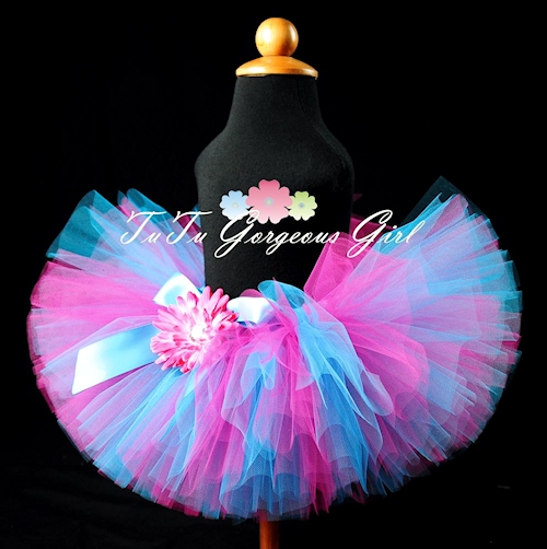 Hot Pink and Turquoise Tutu