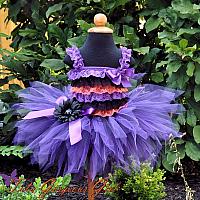 Black and Purple Halloween Tutu