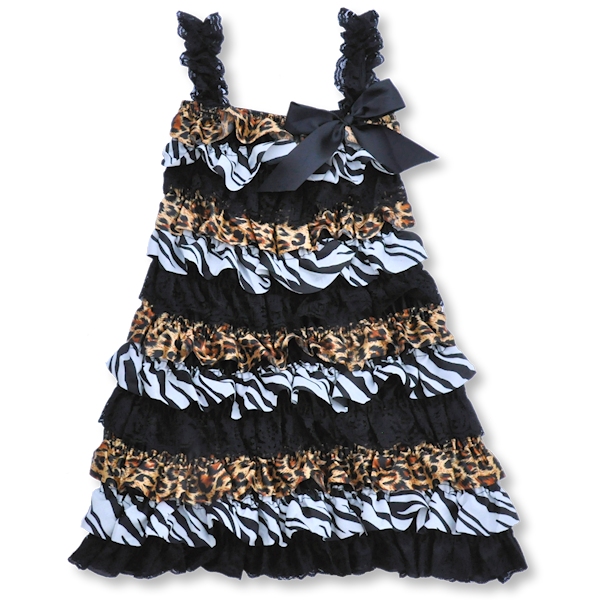 Safari Lace and Satin Petti Dress