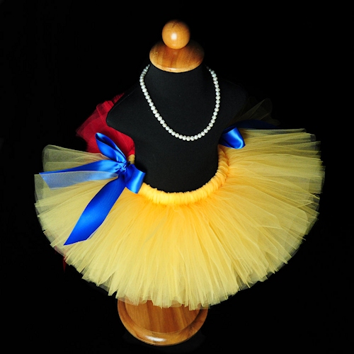 Red and Yellow Bustle Tutu